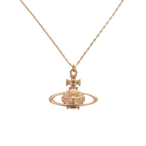 未使用 ヴィヴィアンウエストウッド SUZIE PENDANT PINK GOLD 63020023-02G002 オーブ 真鍮 ピンクゴールド ネックレス 1252【中古】Vivienne Westwood