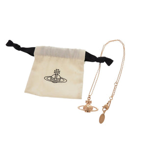 未使用 ヴィヴィアンウエストウッド SUZIE PENDANT PINK GOLD 63020023-02G002 オーブ 真鍮 ピンクゴールド ネックレス 1252【中古】Vivienne Westwood