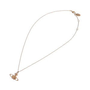 未使用 ヴィヴィアンウエストウッド SUZIE PENDANT PINK GOLD 63020023-02G002 オーブ 真鍮 ピンクゴールド ネックレス 1252【中古】Vivienne Westwood