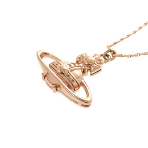 未使用 ヴィヴィアンウエストウッド SUZIE PENDANT PINK GOLD 63020023-02G002 オーブ 真鍮 ピンクゴールド ネックレス 1252【中古】Vivienne Westwood