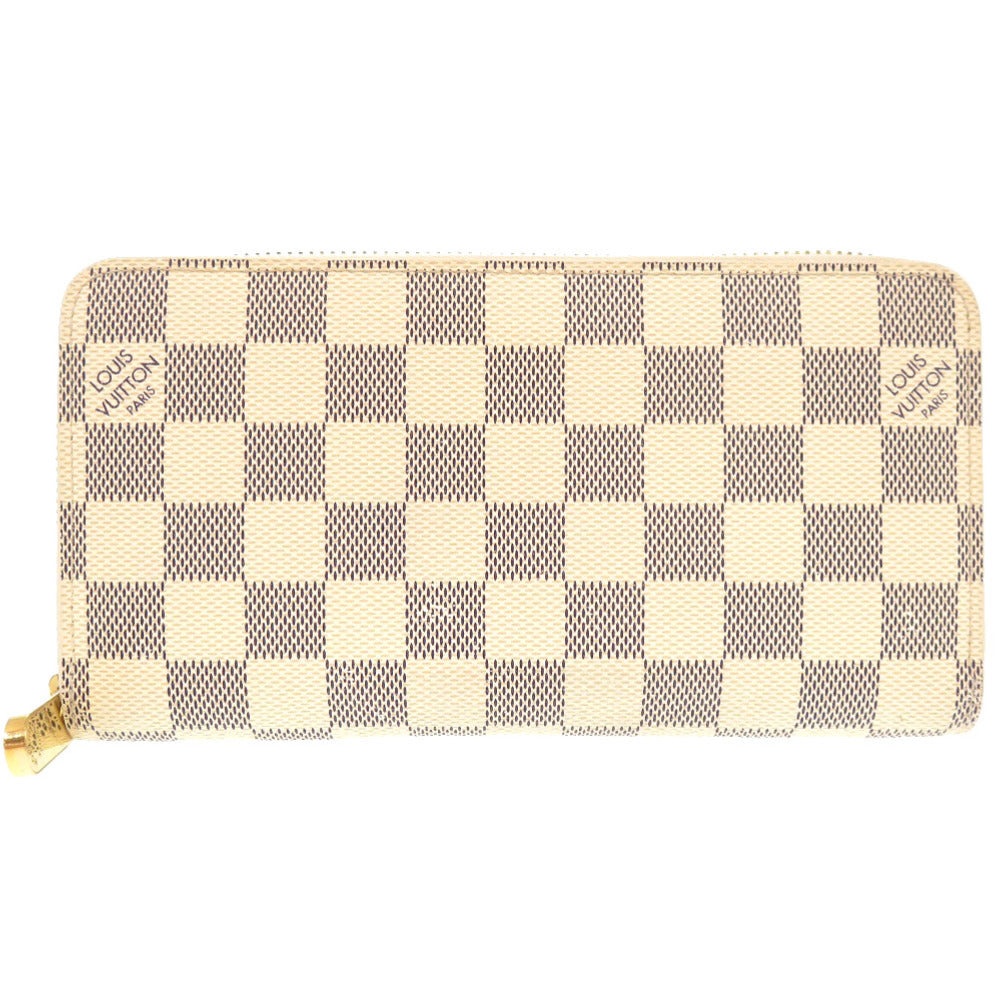 ルイ ヴィトン ジッピーウォレット ダミエ アズール M60019 ラウンドファスナー 長財布 LV 1258 【中古】 LOUIS VUITTON