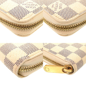 ルイ ヴィトン ジッピーウォレット ダミエ アズール M60019 ラウンドファスナー 長財布 LV 1258 【中古】 LOUIS VUITTON