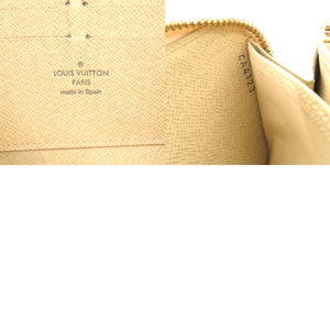 ルイ ヴィトン ジッピーウォレット ダミエ アズール M60019 ラウンドファスナー 長財布 LV 1258 【中古】 LOUIS VUITTON