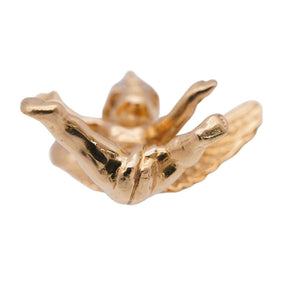 美品 クロムハーツ 22K FOTI ハリスティータ ダイヤモンド ペンダント ネックレス トップ K22YG イエローゴールド ジュエリー ダイヤ フォティ 0153 【中古】CHROME HEARTS