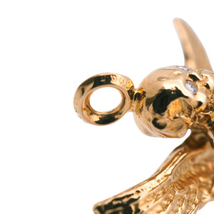 美品 クロムハーツ 22K FOTI ハリスティータ ダイヤモンド ペンダント ネックレス トップ K22YG イエローゴールド ジュエリー ダイヤ フォティ 0153 【中古】CHROME HEARTS