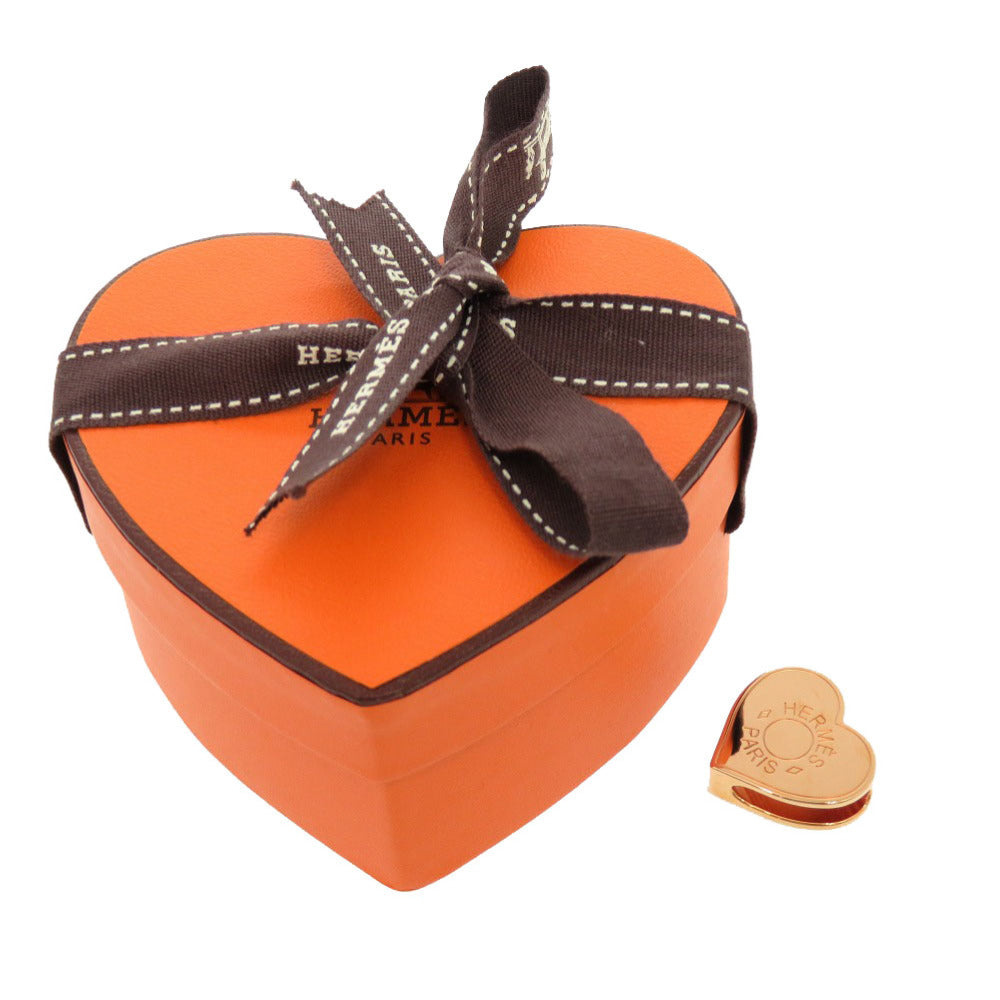 新品同様 エルメス クールハート ツイリーリング スカーフリング ローズゴールド メタル 1266 【中古】 HERMES