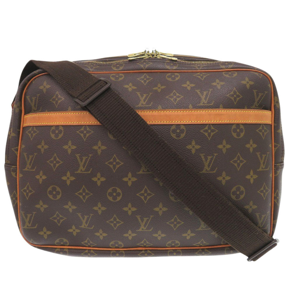 ルイ ヴィトン リポーターGM モノグラム M45252 ブラウン ショルダーバッグ LV 1323【中古】LOUIS VUITTON