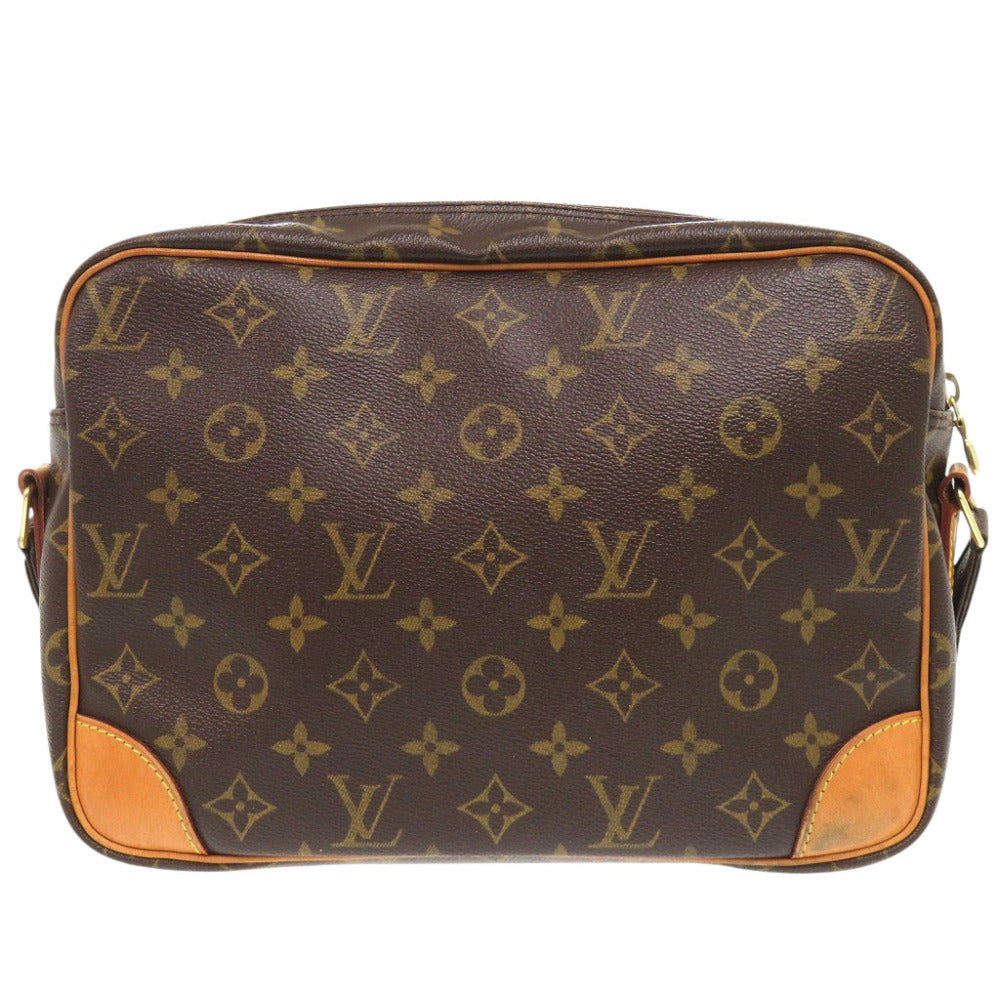 ベタ無し ルイ ヴィトン ナイル モノグラム M45244 ブラウン ショルダーバッグ LV 1343【中古】LOUIS VUITTON