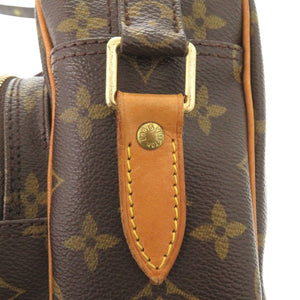 ベタ無し ルイ ヴィトン ナイル モノグラム M45244 ブラウン ショルダーバッグ LV 1343【中古】LOUIS VUITTON