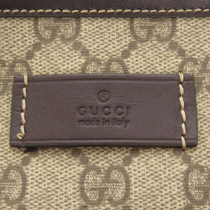 美品 グッチ GG柄 211138 GGスプリームキャンバス ベージュ トートバッグ 1345【中古】GUCCI