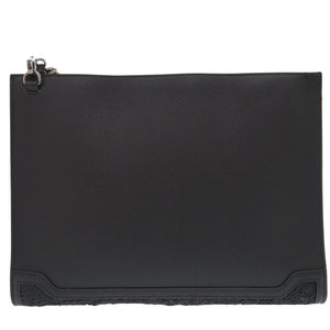 新品同様 クリスチャンルブタン スカイポーチ FA7369 レザー スパンコール ブラック ショルダーバッグ 黒 1348【中古】Christian Louboutin