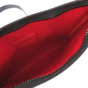 新品同様 クリスチャンルブタン スカイポーチ FA7369 レザー スパンコール ブラック ショルダーバッグ 黒 1348【中古】Christian Louboutin