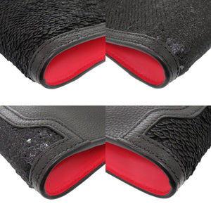 新品同様 クリスチャンルブタン スカイポーチ FA7369 レザー スパンコール ブラック ショルダーバッグ 黒 1348【中古】Christian Louboutin