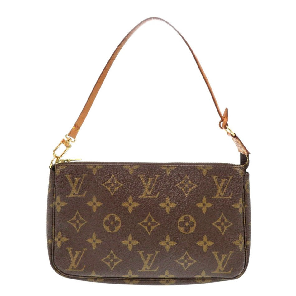 美品 ルイ ヴィトン モノグラム ポシェット アクセソワ―ル アクセサリーポーチ M51980 ポーチ ブラウン LV 1354【中古】LOUIS VUITTON