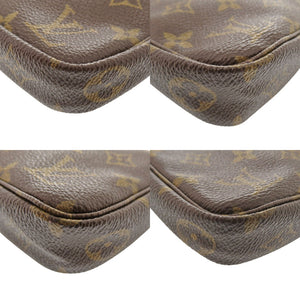 美品 ルイ ヴィトン モノグラム ポシェット アクセソワ―ル アクセサリーポーチ M51980 ポーチ ブラウン LV 1354【中古】LOUIS VUITTON