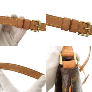 ルイ ヴィトン ミュゼットサルサ ショートストラップ モノグラム M51258 ブラウン ショルダーバッグ LV 1358【中古】LOUIS VUITTON