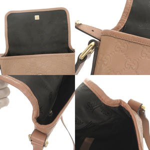 グッチ グッチシマ 223666 ピンクベージュ ショルダーバッグ 1375【中古】GUCCI
