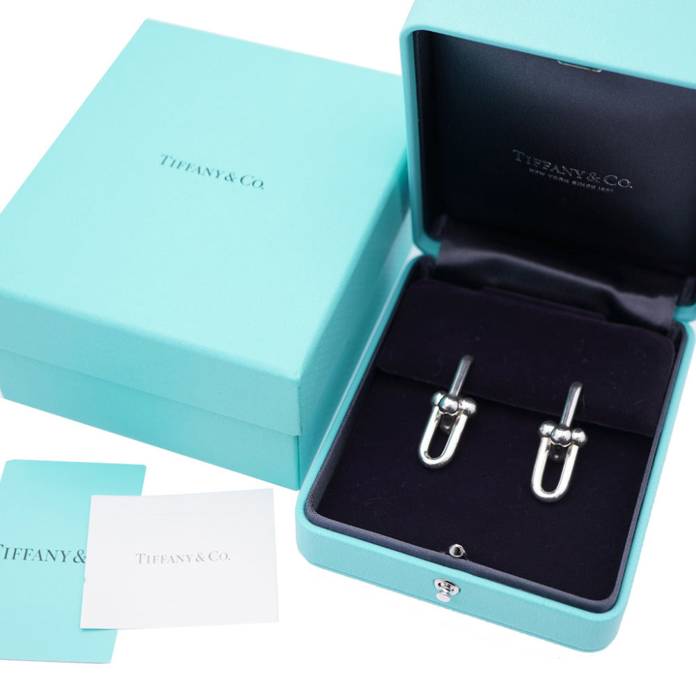 美品 ティファニー ハードウェア リンク ラージ ピアス シルバー 925 ジュエリー 1383【中古】TIFFANY&Co.