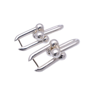 美品 ティファニー ハードウェア リンク ラージ ピアス シルバー 925 ジュエリー 1383【中古】TIFFANY&Co.