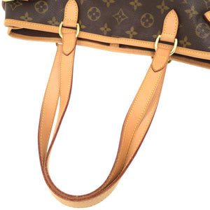 美品 ルイ ヴィトン バティニョール オリゾンタル モノグラム M51154 ブラウン ハンドバッグ LV 1429【中古】LOUIS VUITTON