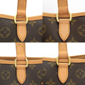美品 ルイ ヴィトン バティニョール オリゾンタル モノグラム M51154 ブラウン ハンドバッグ LV 1429【中古】LOUIS VUITTON