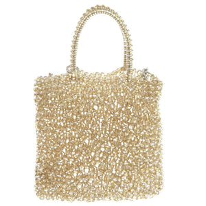 新品同様 アンテプリマ スタンダード ミニアトゥーラ PVC シルバーゴールド チェーンショルダーバッグ 1472【中古】ANTEPRIMA