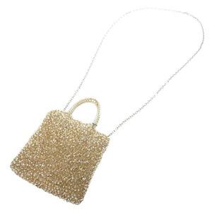 新品同様 アンテプリマ スタンダード ミニアトゥーラ PVC シルバーゴールド チェーンショルダーバッグ 1472【中古】ANTEPRIMA