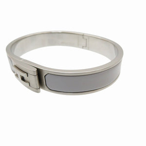 新品同様 エルメス ジェット バングル ブレスレット グレー 1473【中古】HERMES
