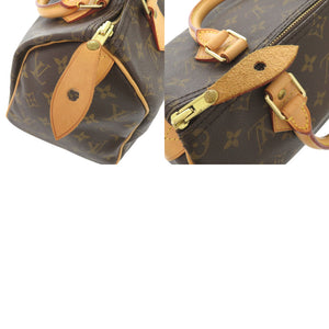 美品 ルイ ヴィトン スピーディ 25 M41528 モノグラム ブラウン ハンドバッグ LV 1516【中古】LOUIS VUITTON