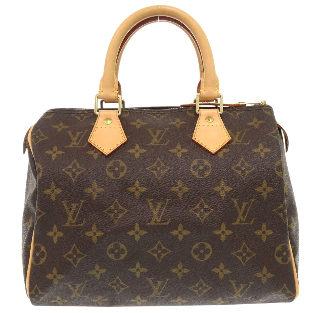 美品 ルイ ヴィトン スピーディ 25 M41528 モノグラム ブラウン ハンドバッグ LV 1516【中古】LOUIS VUITTON