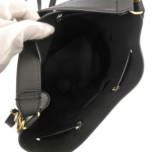 美品 フルラ コスタンザ レザー ブラック 2wayハンドバッグ 黒 1527【中古】Furla