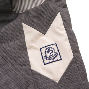 モンクレール GIRET ダウン ウール グレー ダウンベスト 1536【中古】MONCLER メンズ