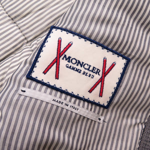 モンクレール GIRET ダウン ウール グレー ダウンベスト 1536【中古】MONCLER メンズ