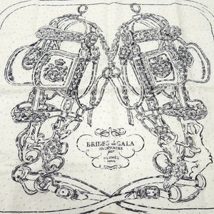 新品同様 エルメス カレ70 ブリッド ドゥ ガラ Brides de Gala Broderie Anglaise スカーフ 刺繍 シルク Blanc  1545【中古】HERMES