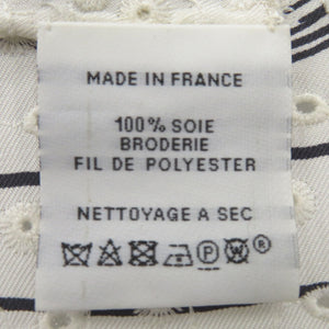 新品同様 エルメス カレ70 ブリッド ドゥ ガラ Brides de Gala Broderie Anglaise スカーフ 刺繍 シルク Blanc  1545【中古】HERMES