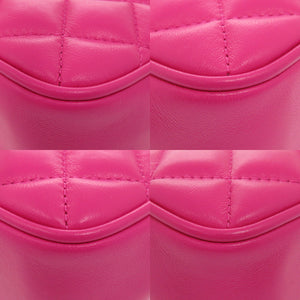 未使用品 ジャンニ ヴェルサーチ メデューサ キルティング 1A03912 レザー ピンク チェーンショルダーバッグ 1554【中古】Gianni Versace