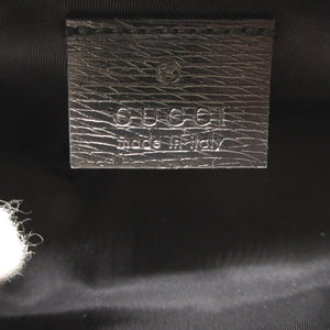 未使用 グッチ ハーバリウム 662130 レザー ベージュ ブラック 黒 筆箱 ペンケース 1564【中古】GUCCI