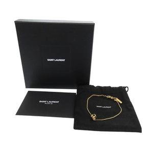 新品同様 イヴ・サンローラン オピウム モノグラム ツイスト カサンドラ ブレスレット GP ゴールド ブレスレット 1566【中古】YVES SAINT LAURENT