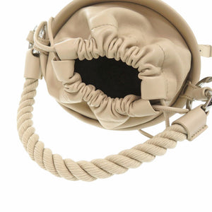 新品同様 メゾン マルジェラ ファイヤーバケットバッグ スモール SB3WG0043 ハンドバッグ ラムスキン/カーフ ベージュ 1586【中古】Maison Margiela