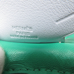 新品同様 エルメス ロデオペガサスMM アニューミロ Z刻印(2021年製) ミント ブループリュム セサミ バッグチャーム キーホルダー 1595【中古】HERMES