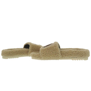 未使用品 グッチ × ザ ノースフェイス 679948 ムートン ボア ベージュ サイズ34 ムートンサンダル 1611【中古】GUCCI