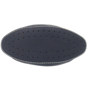 美品 デルボー パン デイリー サーピケ レザー ネイビー ショルダーバッグ 1618【中古】DELVAUX