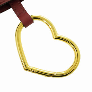 新品同様 エルメス オー クール デュ フォーブール スイフト ルージュグレナ ネックレス キーホルダー 1623【中古】HERMES