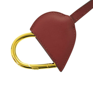 新品同様 エルメス オー クール デュ フォーブール スイフト ルージュグレナ ネックレス キーホルダー 1623【中古】HERMES