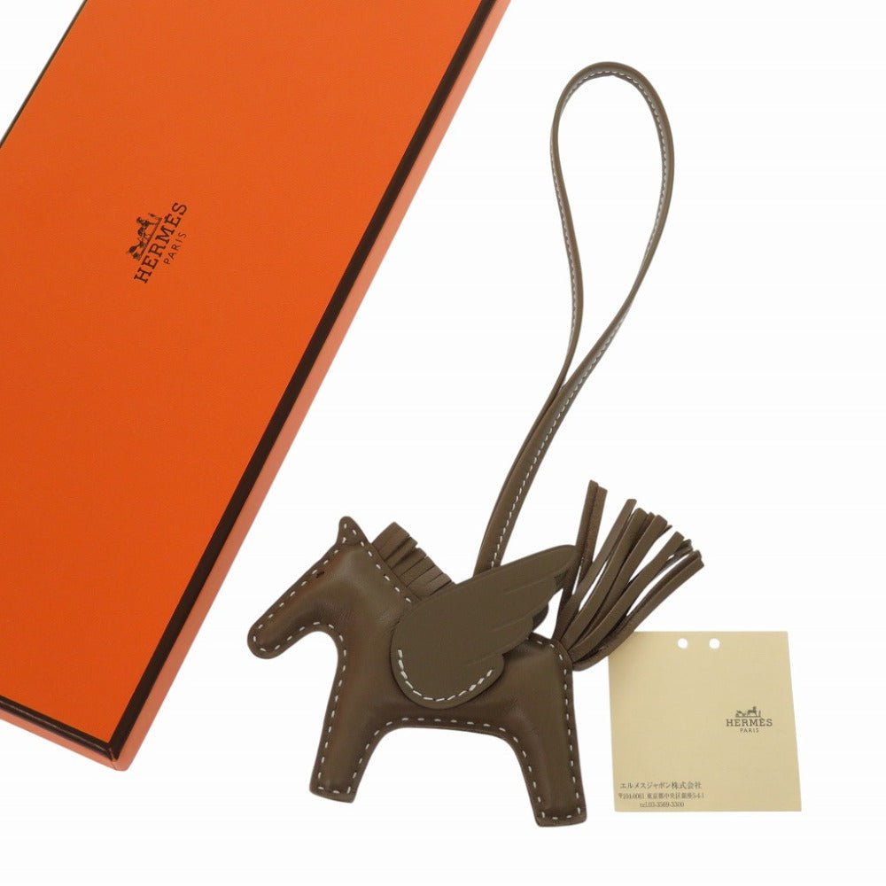 新品同様 エルメス ロデオPM ペガサス アニョーミロ ソーエトゥープ W刻印(2024年製) バッグチャーム  1625【中古】HERMES