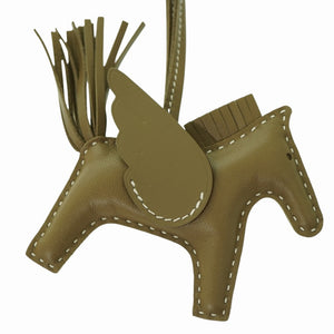 新品同様 エルメス ロデオPM ペガサス アニョーミロ ソーエトゥープ W刻印(2024年製) バッグチャーム  1625【中古】HERMES