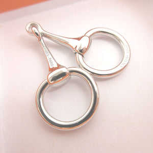 新品同様 エルメス モールドゥ メタル シルバー ツイリーリング スカーフリング 1657【中古】HERMES