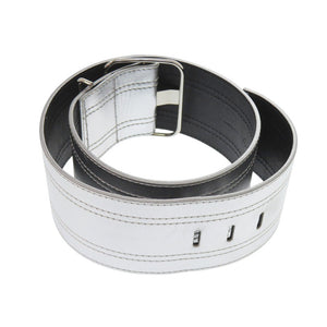 美品 ロジェヴィヴィエ レザー シルバー ベルト 1658【中古】Roger Vivier