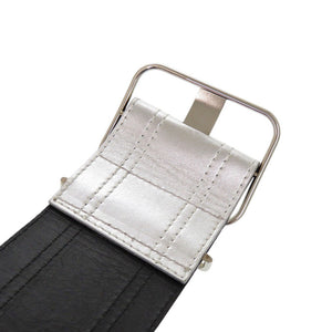 美品 ロジェヴィヴィエ レザー シルバー ベルト 1658【中古】Roger Vivier