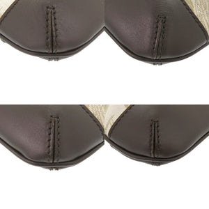 美品 ハンティングワールド キャンバス/レザー ブラウン ショルダーバッグ 1665【中古】HUNTING WORLD